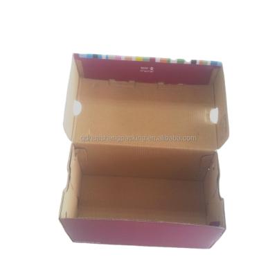 China Hot Selling Custom Recyclable Corrugated Cardboard Folding Packaging Shoes Storage Boxes For Sale for sale