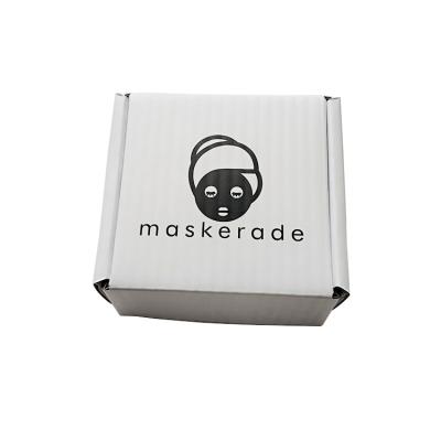 China Recyclable Custom Printed White Mailer Box Corrugated Cardboard Packaging Mailer Box For Shipping for sale