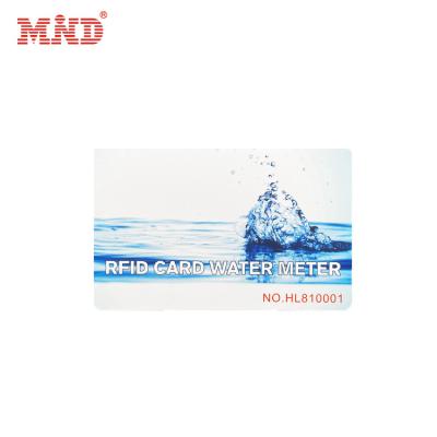 China Customized factory price waterproof/waterproof rfid smart card water meter card for sale