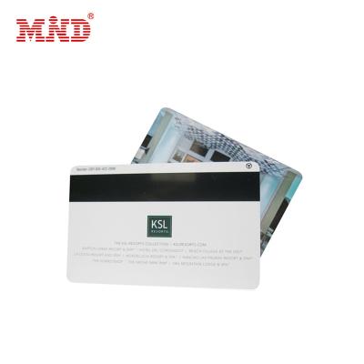 China Club Bank School Parking Full Color PVC Printing Hico Magnetic Stripe 3 Lanes Card for sale