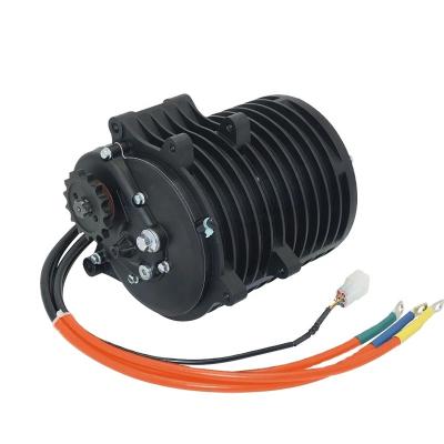 China QSMOTOR 138 3000W V3 70H 5500W Max Continuous 72V 100KPH Mid Drive Motor Waterproof Conversion Kit For Dirt Bike for sale