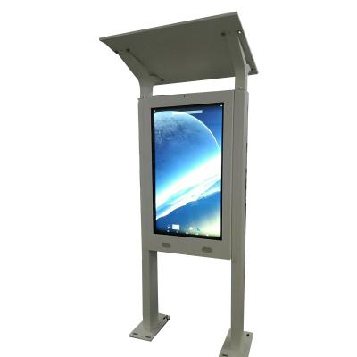 China 21.5 Inch ABS+PC+Aluminum Lcd Display Interactive Advertising Solar Outdoor Kiosk Totem 21.5 Inch Waterproof Digital Signage ip67 for sale