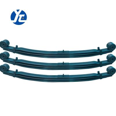 China Suspension System Parabolic Leaf Spring With Eccentric Hole Pitch for sale