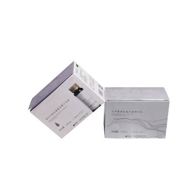 China Recycled Materials Customize Boxes Wholesale Recycled White Paper Cardboard Box For Oral Liquid Packaging for sale