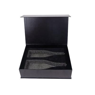 China Custom Materials Logo Recycled Wine Gift Box Set Luxury Wine Set Gift Box for sale