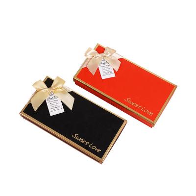 China Handmade Custom Design Elegant Gift Box Chocolate 12or18 Cavity Candy Wrapping Box Cardboard Luxury Chocolate Packaging Box for sale