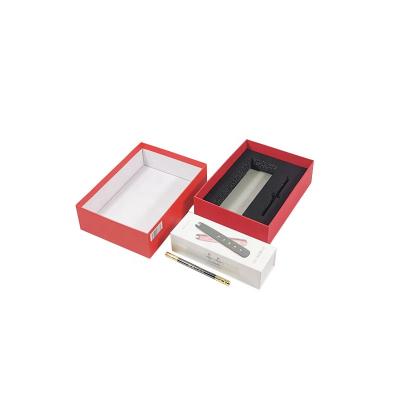 China Recycled Materials Hot Sale 2 Pieces Base And Lid Box Electronics Packaging Boxes With Insert for sale