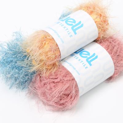 China Wholesale Hot Wholesale Anti-pilling Manufacturer Feather Yarn Knitting Yarn Professional Nylon Yarn Imitate Mink Hair Feather Lower Price for sale