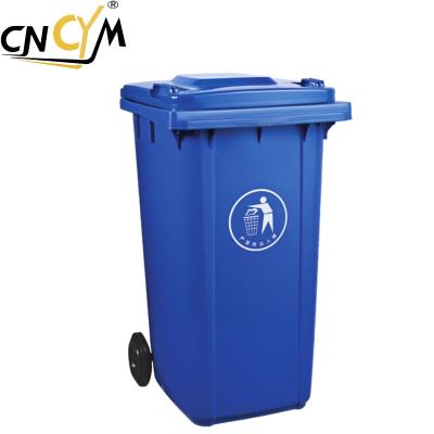 China Sustainable Custom Industrial Waste Pedal Waste Bin / Trash Bin 240L for sale