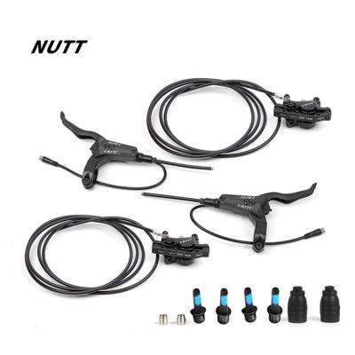 China NUTT Right Installation Aluminum Alloy E-bike Brake Electromagnetic Hydraulic Power Off Hydraulic Brake For MTB for sale