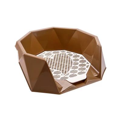 China Sustainable Pet Supplies Barrier Partially Enclosed Mesh Dog Toilet for sale