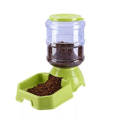 China Large Automatic Dog Feeding Bowls Large Automatic Dog Food Feeder With Storage for sale