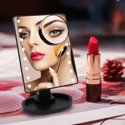 China Wholesale Lighted Make Up Mirror LED Makeup Mirror Vanity Mirror With LED Light for sale