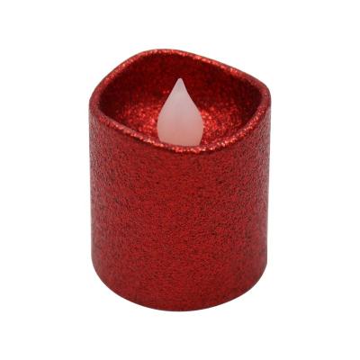 China 12 PCS Flameless Powder Coating Led Tea Light Candles With Batteries for sale