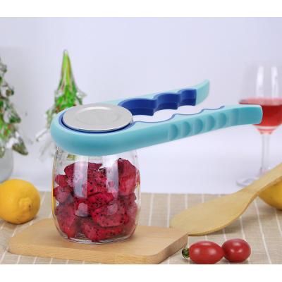 China 4 In 1 Multi Function Kitchen Gadgets Bar Tools Pot Can Bottle Opener Pot Opener Promotional Plant CC20009 for sale