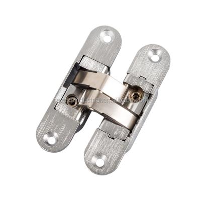 China Zinc Alloy or 23*95mm Stainless Steel Cabinet/Door/Window Concealed Hinges for Wooden Doors Adjustable Hinge for sale