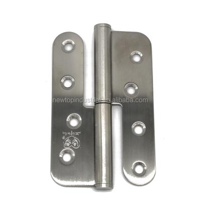 China Flag Shape Aluminum High Quality Pivot Hinges For Wooden Doors Stainless Steel for sale