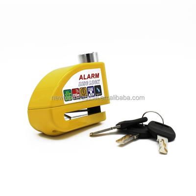 China Motorcycle or bicycle siren alarm padlock, high security alarm padlock, 110DB alarm padlock for sale