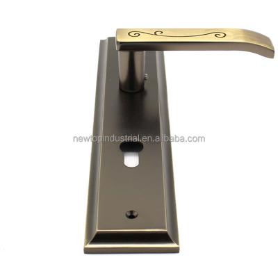 China Modern Building Hardware Zinc Door Design Luxury Door Handle for sale