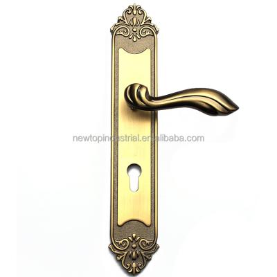 China Door Antique Lock Bronze Safe Key Door Handle for sale