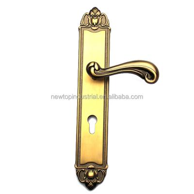 China Hot sale door zamac metal mortise design door handle lock for sale