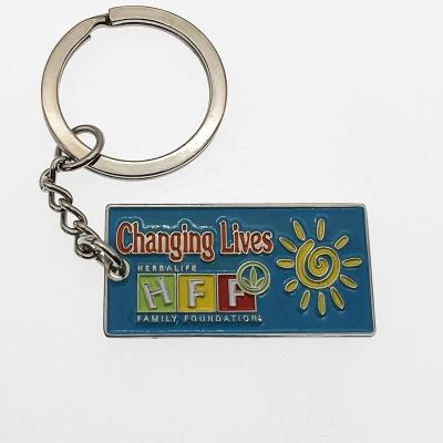 China Modern Wholesale Personalized Key Chain With Blank Sublimation Custom Logo Key Chain for sale