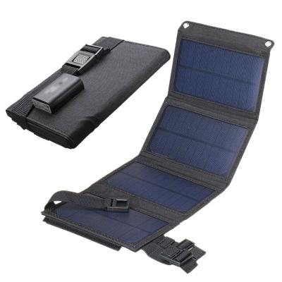 China Foldable Solar Panel Charger Outdoor Portable Solar Charger PET For Mobile Phone Mobile Phone Power Bank for sale