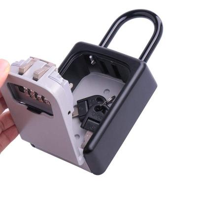 China Outdoor 4 Digit Combination Key Lock Safe Box, Wall Mount Key Lock Box Safe Key Lock Safe Box for sale