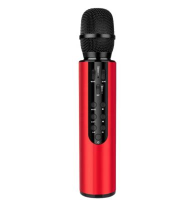 China Mic Wireless Powerful Speaker 2 Wireless Microphone Condenser Microphone BT Sound Recording In 1 KTV Karaoke for sale