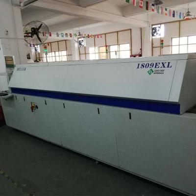 China Heller 1809EXL PCB SMT Reflow Oven 9 Zones SMT Reflow Soldering Machine for sale