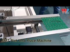 LED SMT Pick And Place Machine 40 μm 6 Head Multi Function Flexible