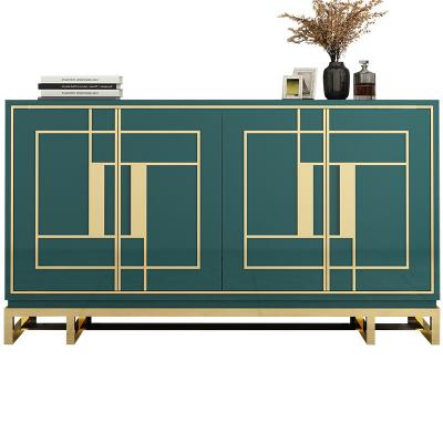 China High End Luxury Design Arabic Living Room Cabinet Lacquered Modern Furniture Console Tables for sale