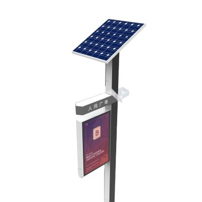 China Outdoor Talking Show Large Outdoor E-Ink Display , Bus Stop E-Ink Signage E-Ink Display Solar Power for sale