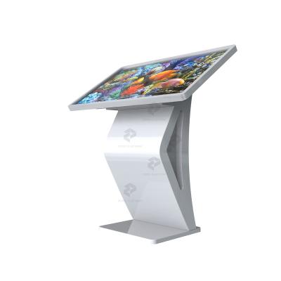 China Indoor K-stand All In One PC Touch Screen Self Service LCD Screen Advertising Kiosk Smart Digital Signage for sale