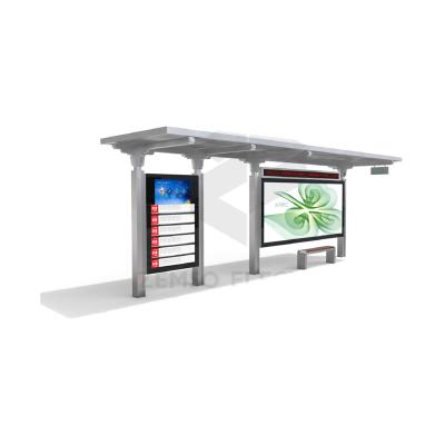 China Outdoor ADVERTISING PLAYER LCD Display Customer Designed Smart Bus Stop for sale