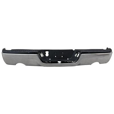 China Stable Chrome Rear Step Bumper Fits 2009-2018 Dodge Ram 1500 Dual Exhaust Without Sensor Holes for sale