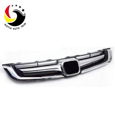 China ABS Chrome Front Grill 71121-SDE-TOO Upper Grill For Honda Accord 2003 7th 2004 2005 2006 2007 for sale