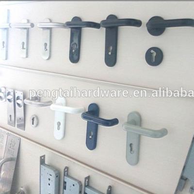 China Door traditional use fireproof door handle in hospital door handle nylon fireproof nylon lock white color for sale