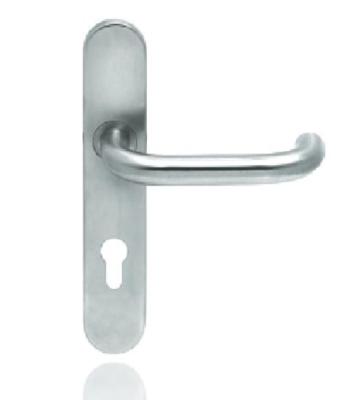 China 304/201 Modern High Quality Stainless Steel Hardware Door Handle Plate Lock for sale