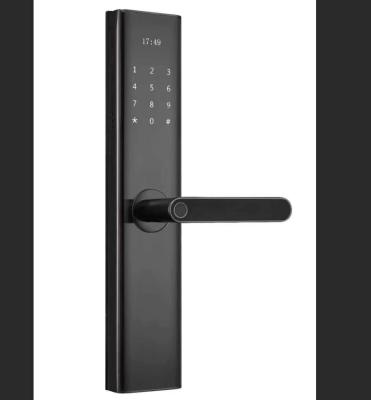 China High Quality Door Handle Fingerprint Handle Lock Electronic Smart Digital Security Lock Zinc Alloy Material for sale