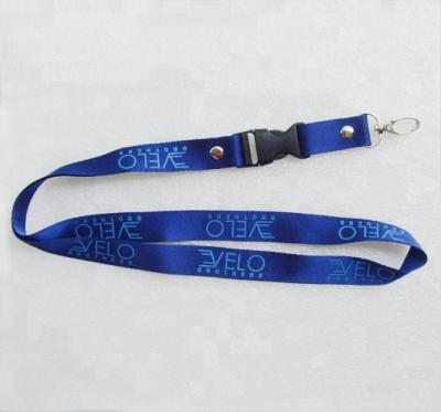 China Promotion Customer Designed Silk Screen Exhibition Company Staff Neck Lanyard for sale