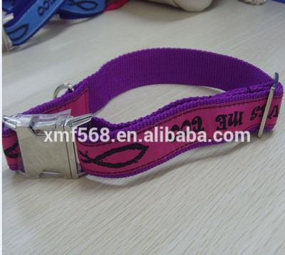 China Sustainable Fashion Pets Collars And Leashes Personalized Buckle Pet Collars For Dogs for sale