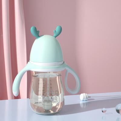 China BPA Free 240ml Customized Professional Plastic Nipple BPA Free Feeding Bottle New Milk Bottle Silicone PPSU for sale