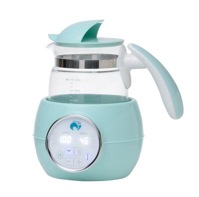 China 360 Degree Rotation Low Temperature Arrangement Keep Warm Electric Glass Kettle Milk Baby Smart Function Water Heating for sale