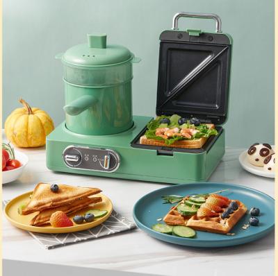 China Hotel 1200W 3 in 1 Sandwich Breakfast Maker Machine Multifunctional Removable and Replaceable Machine for sale