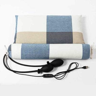 China Washable And Removable Anti-static Chinese Massage Neck Bed Pillows With Portable Cotton Pillow Cases Cover for sale