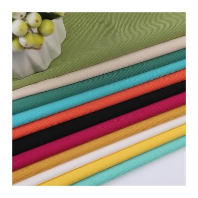 China Plain 110gsm 68D/72F*68D/72F In-stock Twill Fabric 96%Polyester 4%Spandex Eco-friendly Dye Woven Fabric for sale