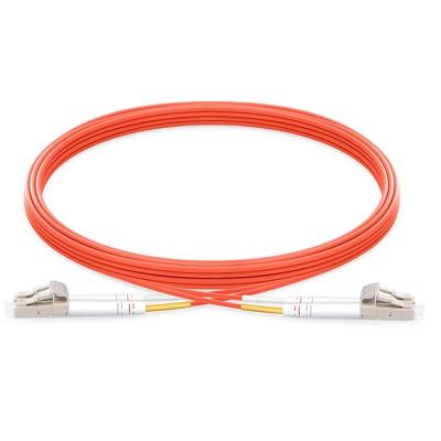 China FTTH System Manufacturer FTTH LC-LC Multi Mode 50/125um Duplex Fiber Optic Cord Jumper Cable Fiber Optic Patch for sale