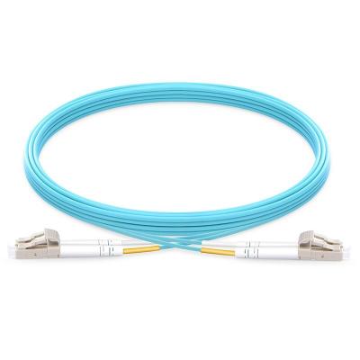 China FTTH System Manufacturer FTTH LC-LC OM3 Fiber Optic Patch Cord Multimode Duplex Cable Jumper Fiber Optic Patch Cord for sale