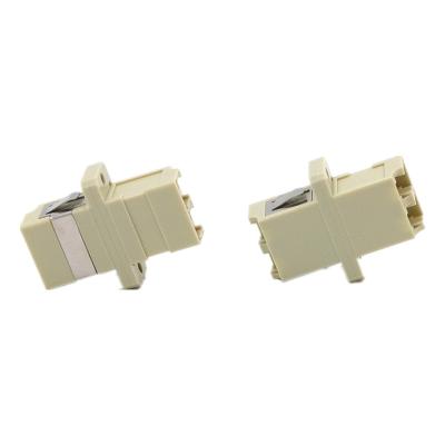 China FTTH FTTB FTTX Network Manufacturer FTTH LC UPC Fiber Optic Coupler Gray Multimode Duplex Fiber Optic Adapter for sale